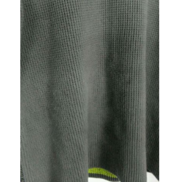 T Alexander Wang Mens Knit Sweater Gray Lime Green M ?(no tag)  Imperfect - Picture 6 of 6